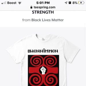 Shirts and sweatshirts for BLACK LIVES MATTER.